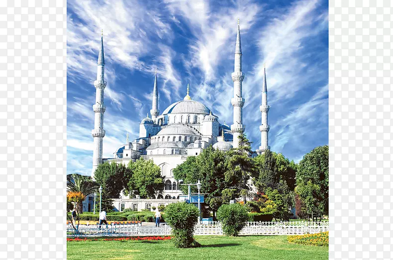 苏丹·艾哈迈德清真寺-圣索菲亚·苏菲亚·苏莱曼奈清真寺、大教堂蓄水池、君士坦丁堡-人