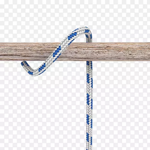 打结绳如何使折纸秋千系上半边绳？
