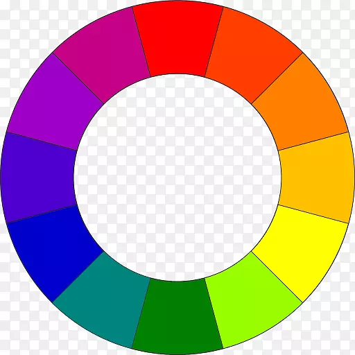 色轮配色和谐三色