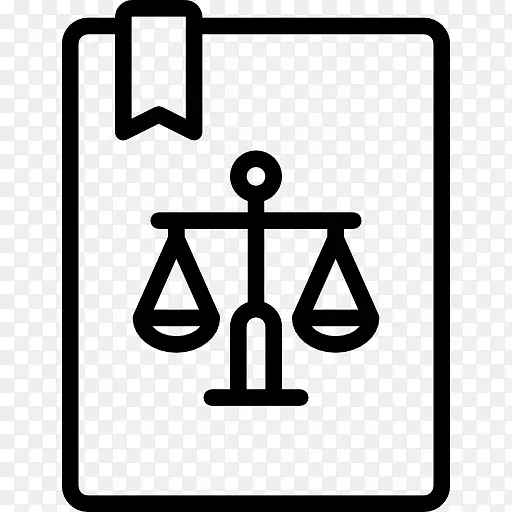 法律书籍电脑图标法庭-律师