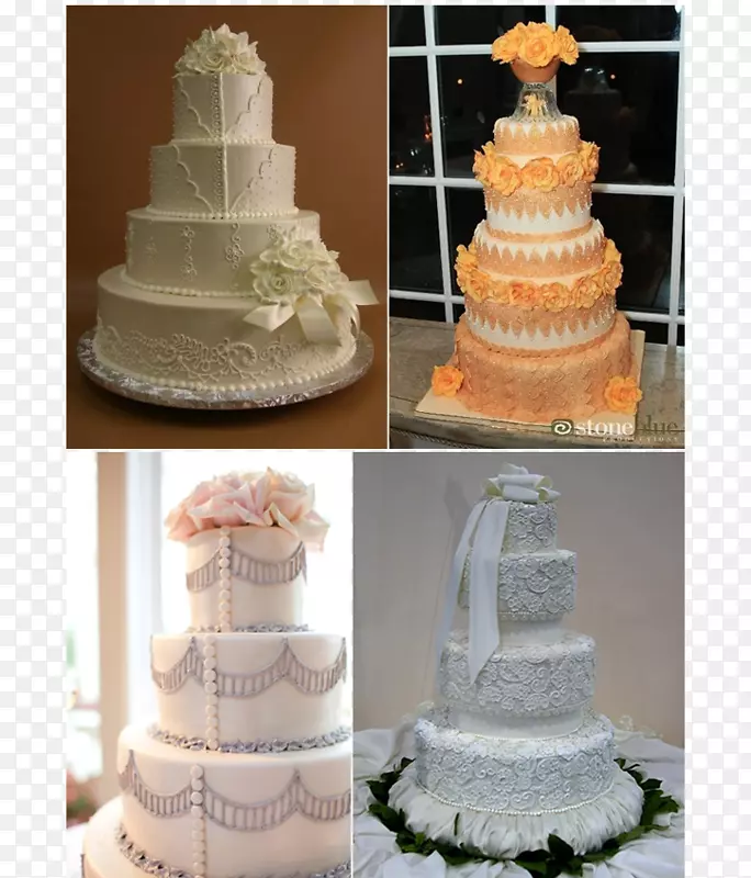 婚礼蛋糕奶油蛋糕装饰蛋糕-婚礼蛋糕插图