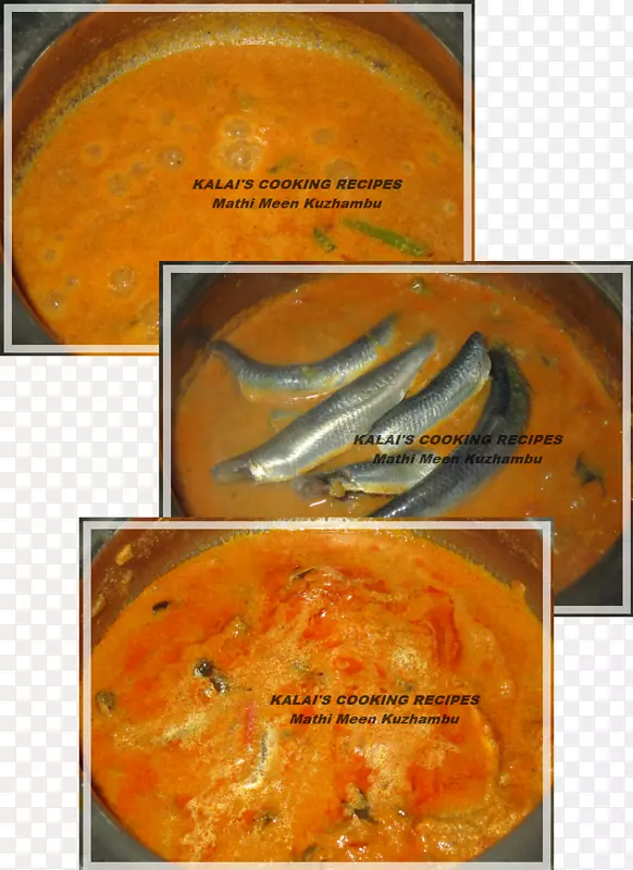 马拉巴咖喱印度菜鸡肉咖喱沙丁鱼咖喱