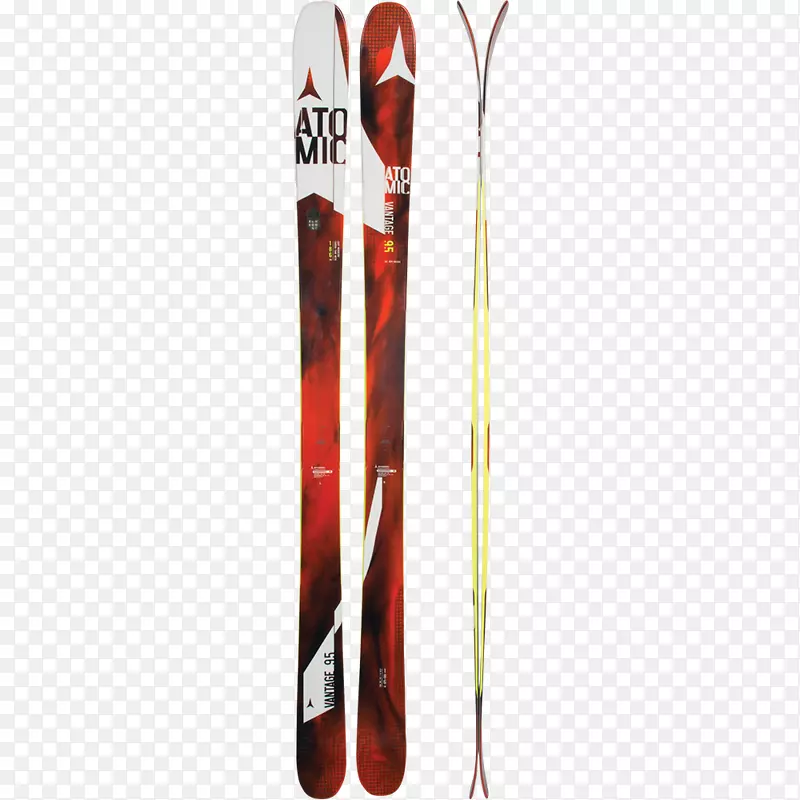 滑雪装订原子优势95 c 2017原子滑雪板滑雪