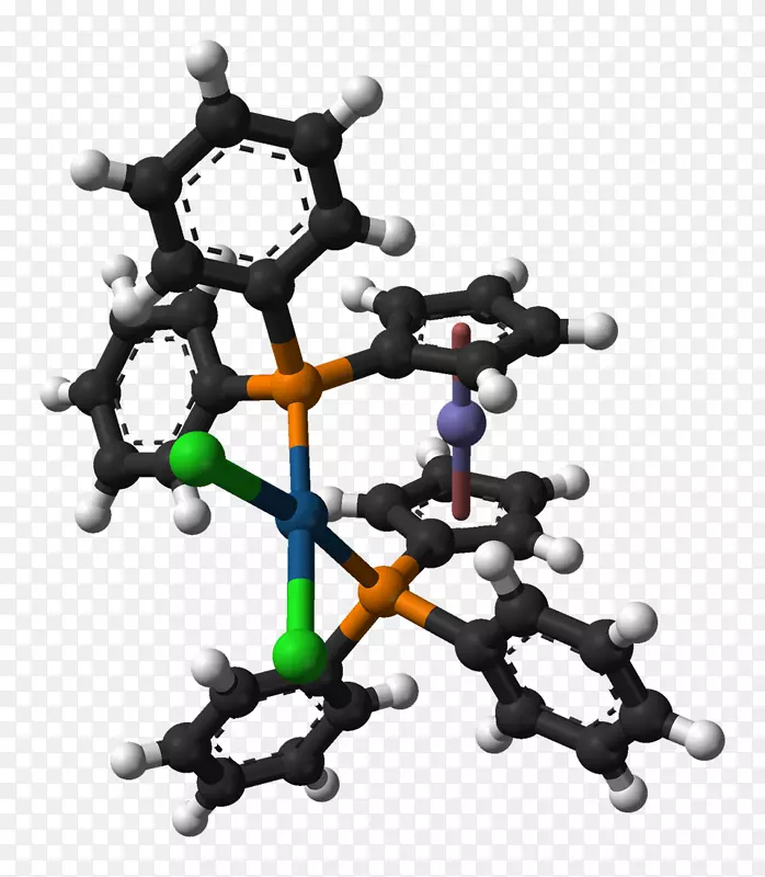 1，1‘-双(二苯基膦)二茂铁化学分子配体-铁