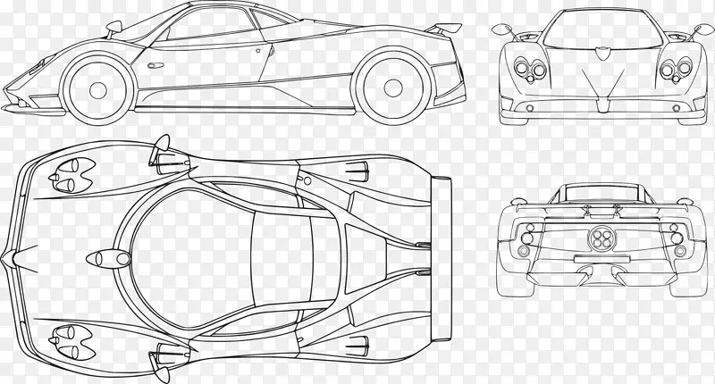Pagani Zonda r Car Aston Martin-car