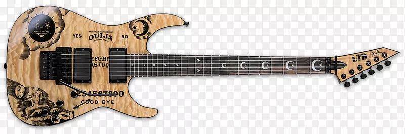 ESP有限公司kh-202 esp吉他ouija esp Ltd Kirk Hammett签名系列kh-602-吉他