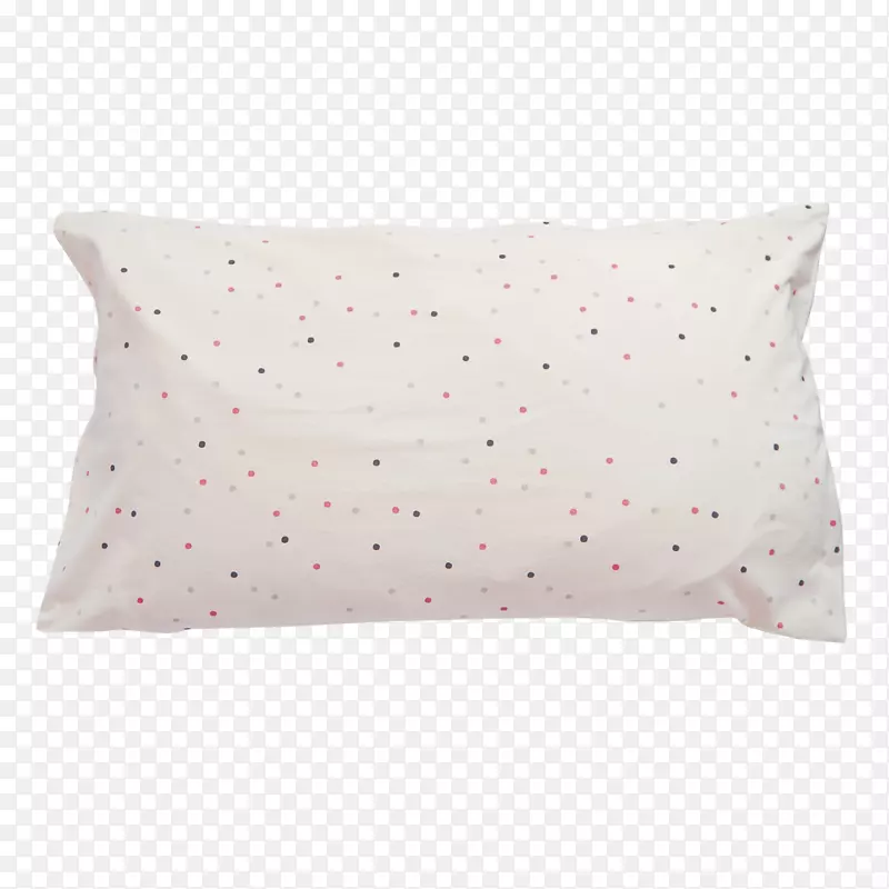 抛掷枕头垫粉红色棉质枕头