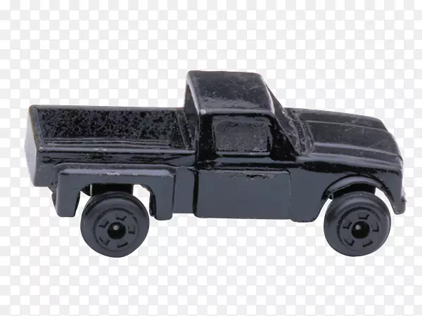 汽车模型载货车床身零件尺寸模型