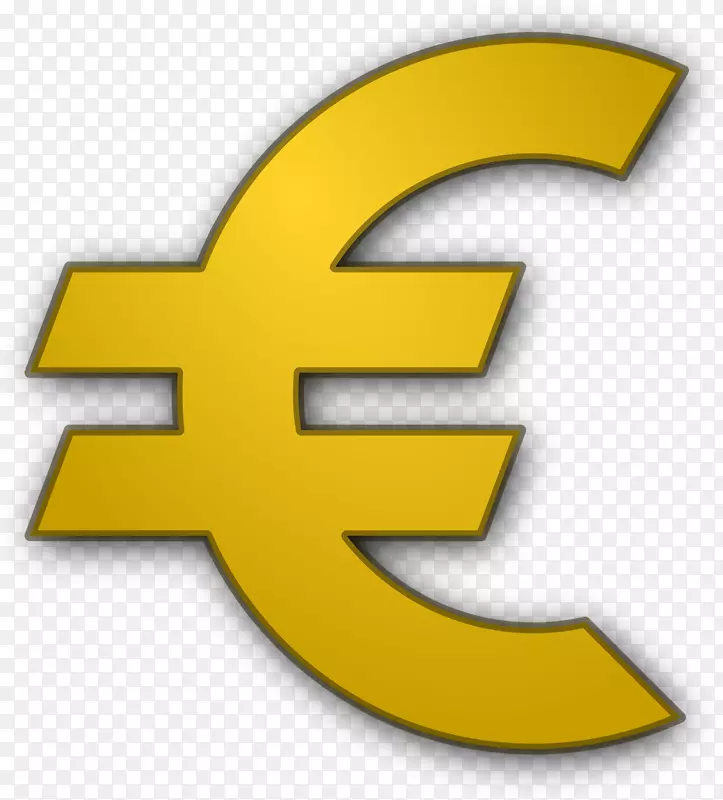 欧元符号货币符号硬币-欧元