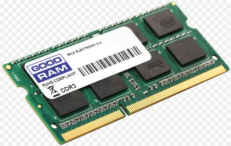 DIMM计算机数据存储DDR 3 SDRAM.膝上型计算机