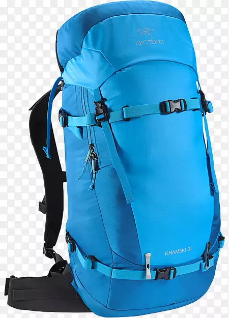 圆弧‘teryx背包滑雪袋蓝色背包