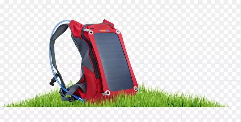 电池充电器太阳能背包充电电池太阳能充电器电池蓝色背包