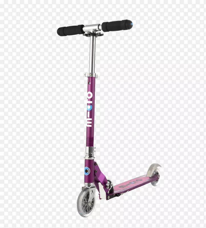踢滑板车精灵微移动系统车轮-紫色条纹