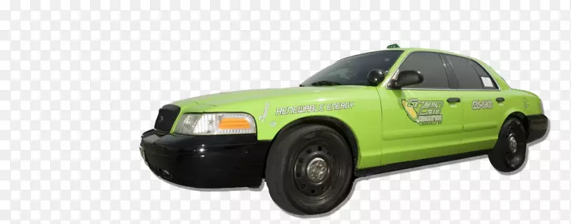 福特皇冠维多利亚出租车绿色和橙色出租车路易斯维尔列克星敦黄色出租车-出租车