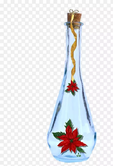 花瓶玻璃瓶圣诞装饰品