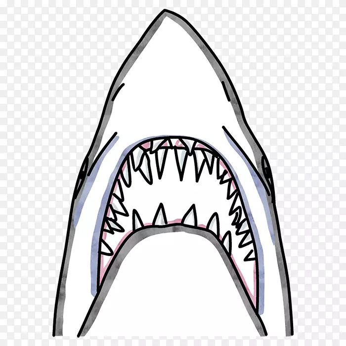 鲨鱼YouTube符号-鲨鱼图案