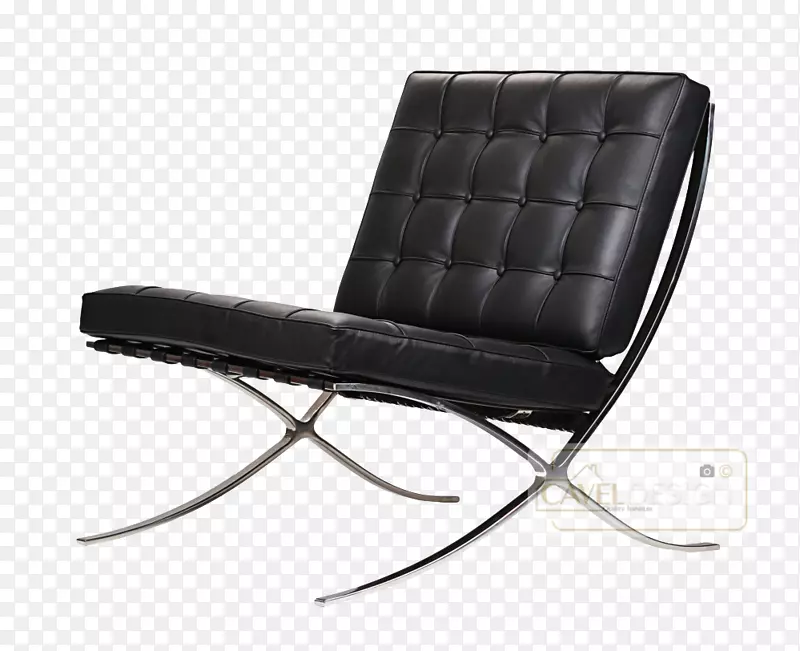 巴塞罗纳桌椅，郁金香椅-巴塞罗那椅
