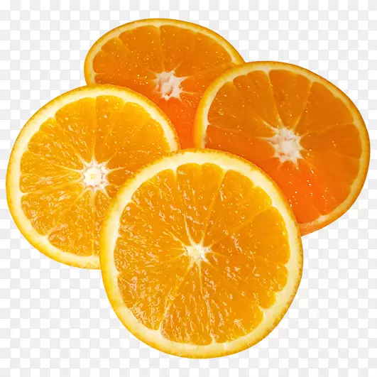 血橙，橘子，柑橘，橘子-菠萝片