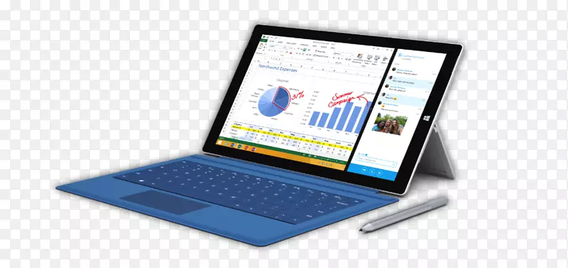 笔记本电脑MacBook Air microsoft Surface 3-膝上型电脑