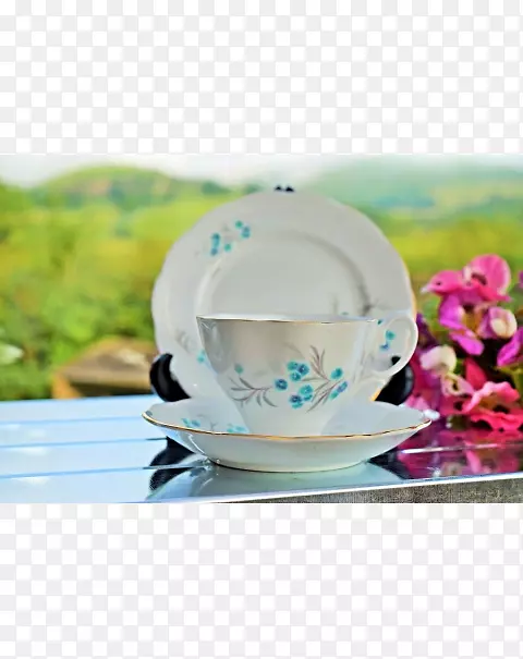 咖啡杯碟瓷盘-皇家阿尔伯特
