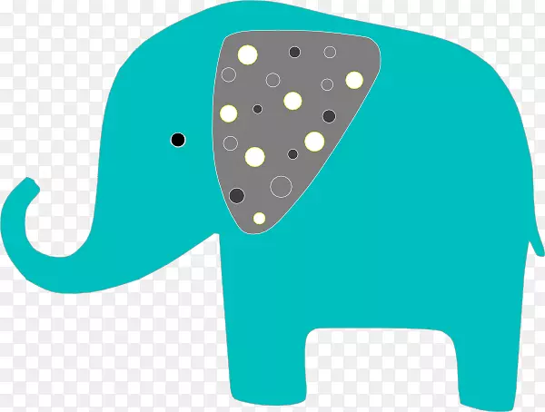 印度象非洲象剪贴画-灰象剪贴画