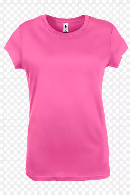 印花t恤吉尔丹运动服袖子粉红色t恤