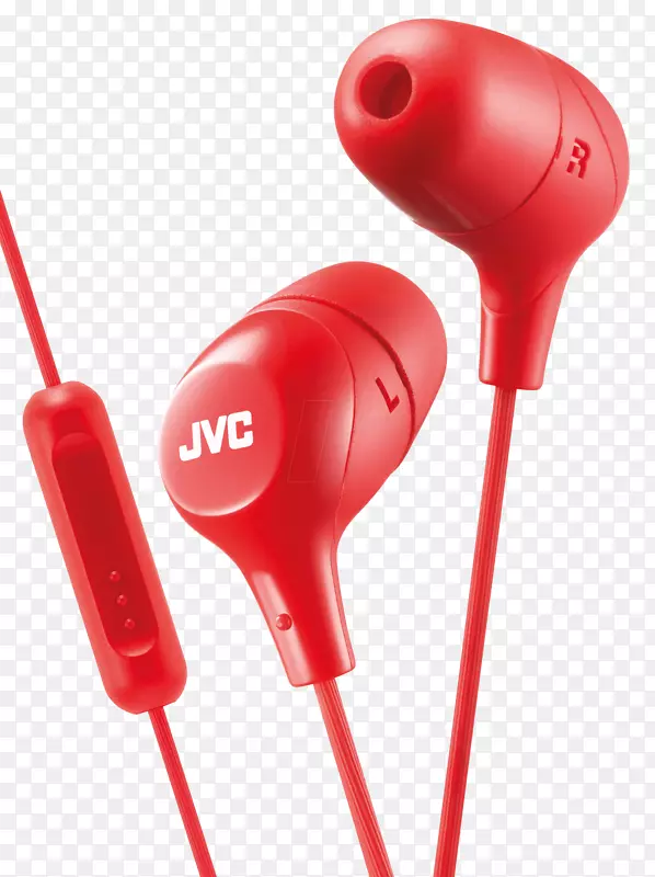 Jvc棉花糖内耳耳机带有麦克风hafx38m jvc棉花糖耳机hafx 38 jvc haen10p gumy运动耳塞，粉红-中耳