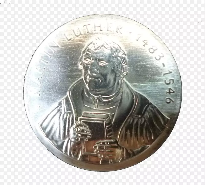 这是。Pollandt münzen am动物园硬币Joachimshaler stra e银牌-Martin Luther