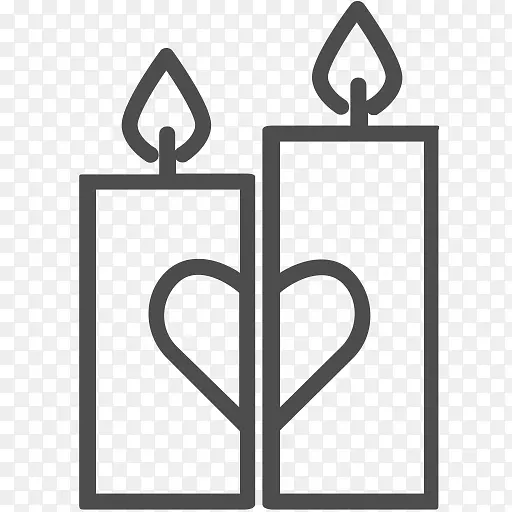 电脑图标心脏下载蜡烛剪辑艺术浪漫蜡烛