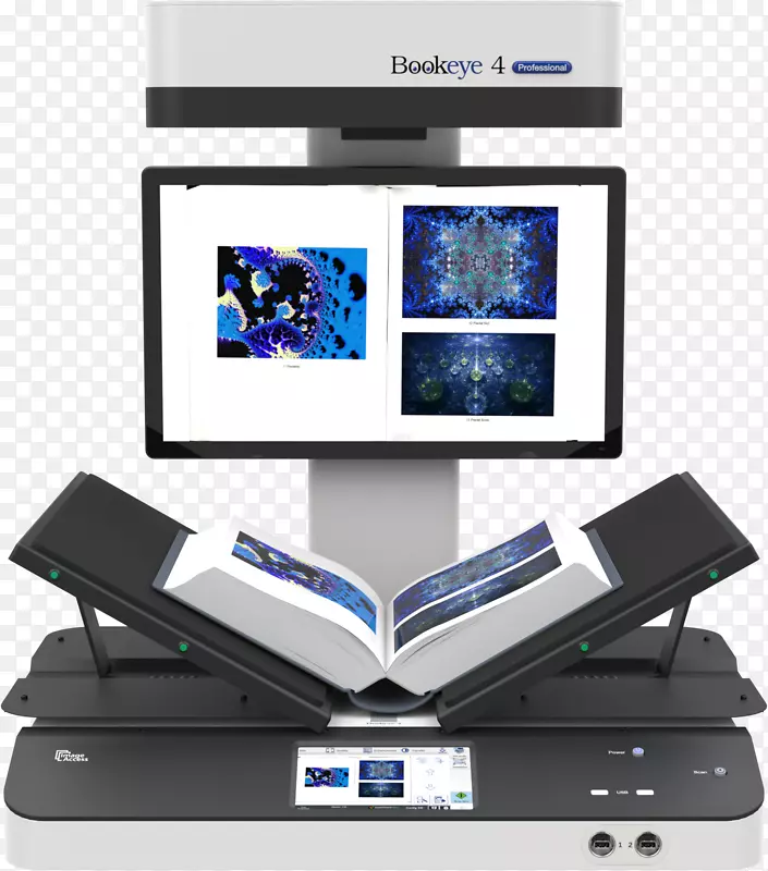 图书扫描图像扫描器计算机监视器数字化.书