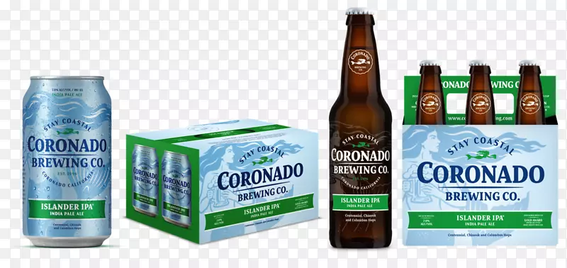 啤酒瓶，啤酒，谷物和麦芽，啤酒厂，Coronado酿造公司-啤酒