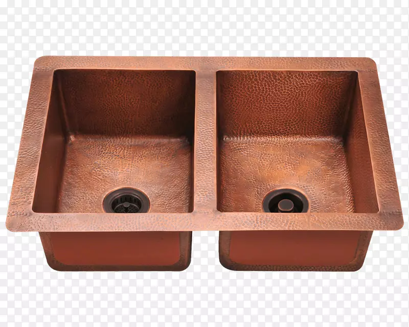 厨房水槽碗铜排水槽