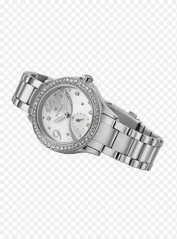 表带银-女人手表