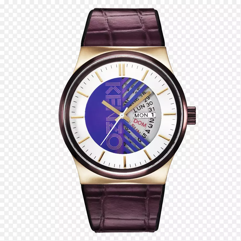 手表Kenzo时尚皮革钟表
