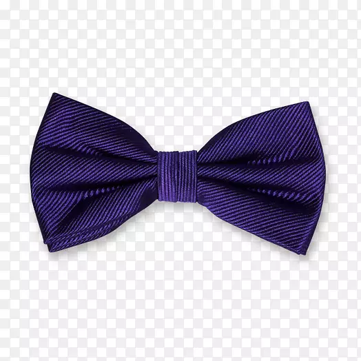 领结紫色手帕紫色领带