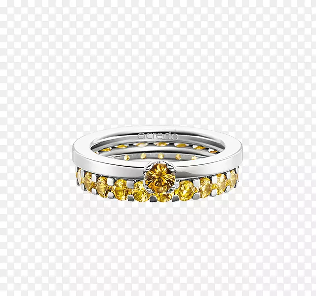 珠宝手镯珠宝钻石橙色戒指