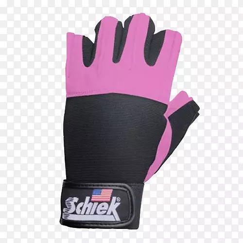 举重手套运动奥运举重训练-粉红色手套