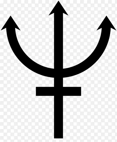 海王星地球符号-海神三叉戟