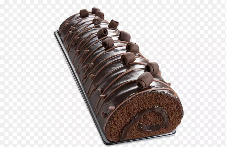 红丝带瑞士生日蛋糕巧克力蛋糕-巧克力