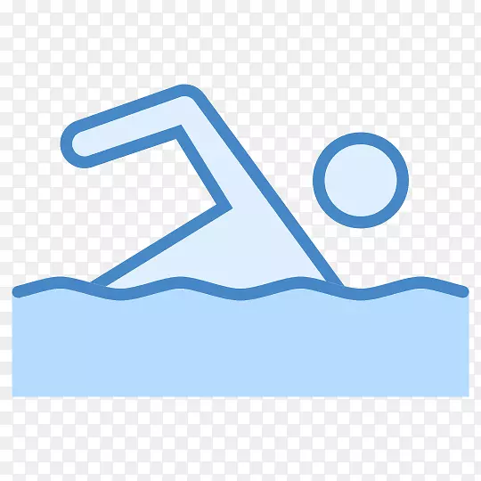 游泳电脑图标运动剪辑艺术-游泳