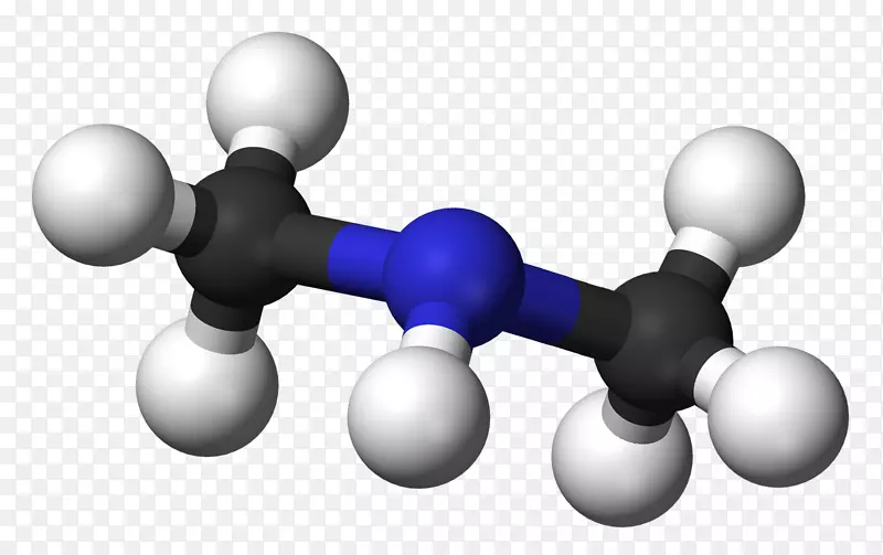 二甲胺分子化学化合物