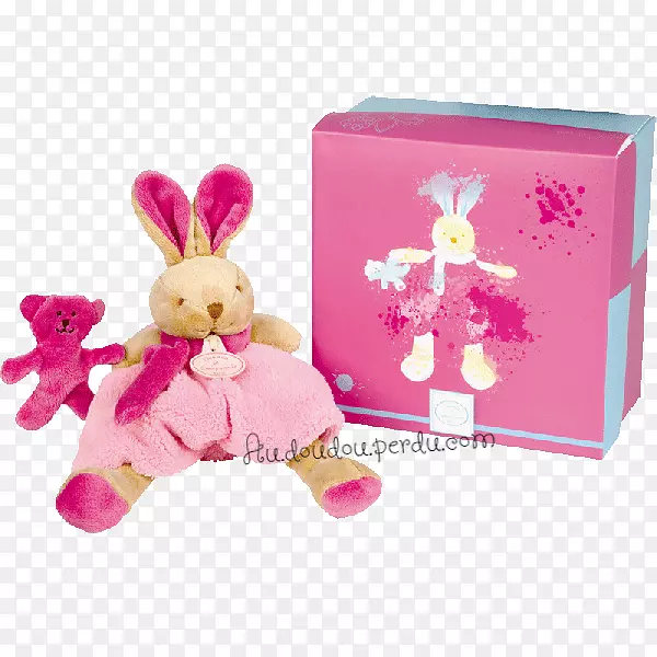 毛绒玩具&可爱的玩具粉红色的毛绒-莫林·罗蒂