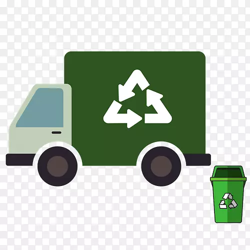 回收垃圾车计算机图标-卡车