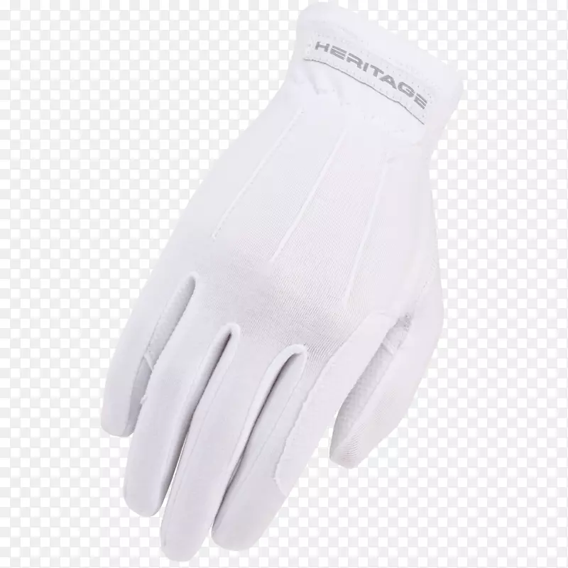 手指自行车手套-白色手套