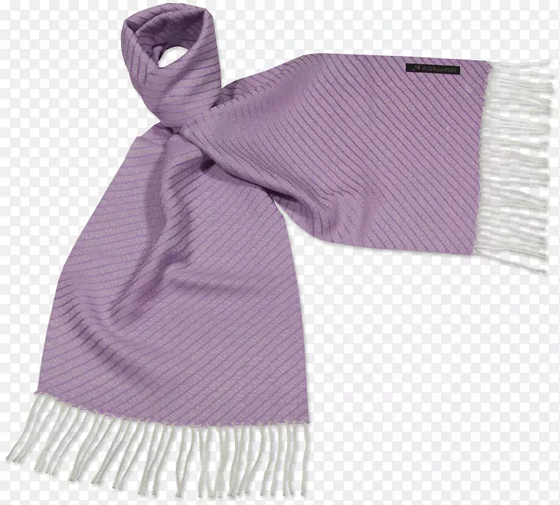 围巾羊驼奶油偷-紫色围巾