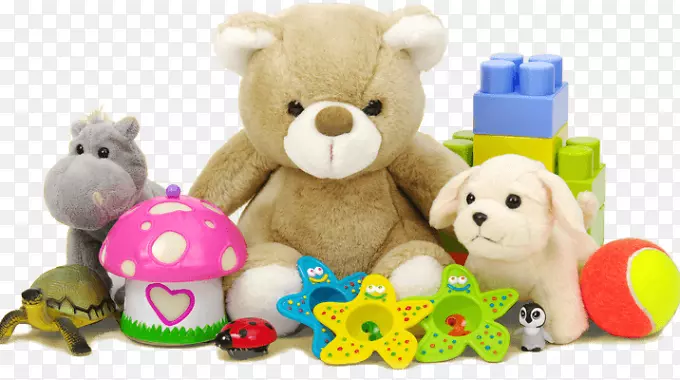 玩具商店摄影填充动物和可爱的玩具“r”我们-玫瑰花玩具