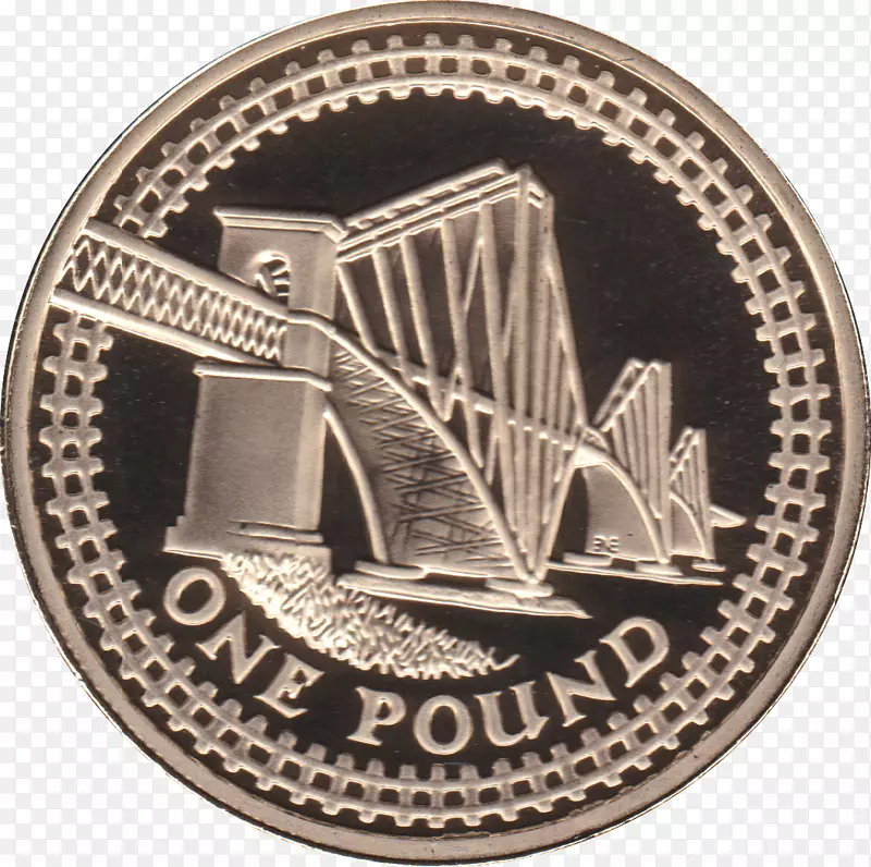 硬币前桥一磅两磅银币
