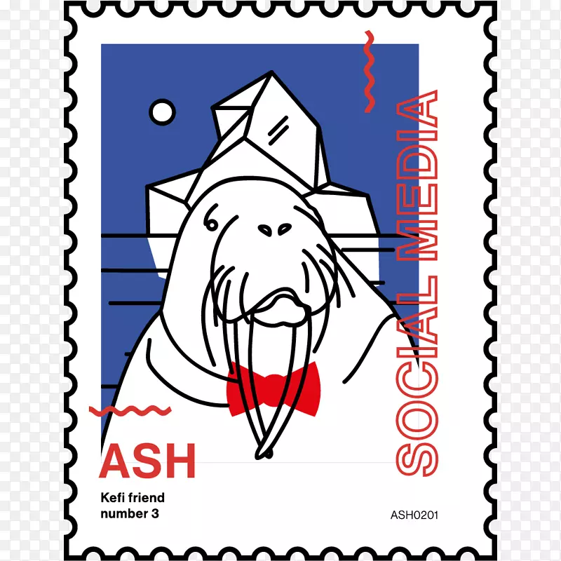 邮票艺术纸脊椎动物