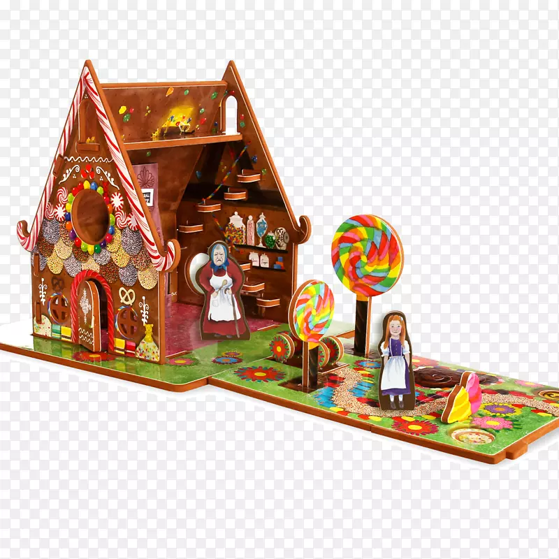 汉赛尔和格莱特尔姜饼屋玩具玩偶室游戏-汉赛尔和格莱特尔