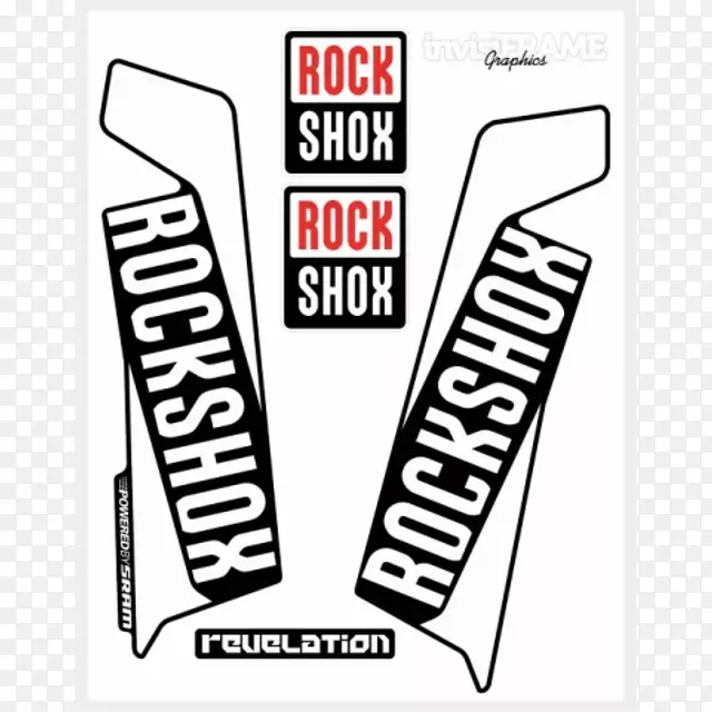 LOGO RockShox贴纸-贴纸